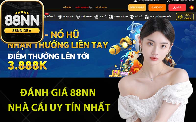 Đánh giá 88Nn nhà cái uy tín nhất