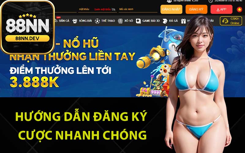 Hướng dẫn đăng ký cược nhanh chóng