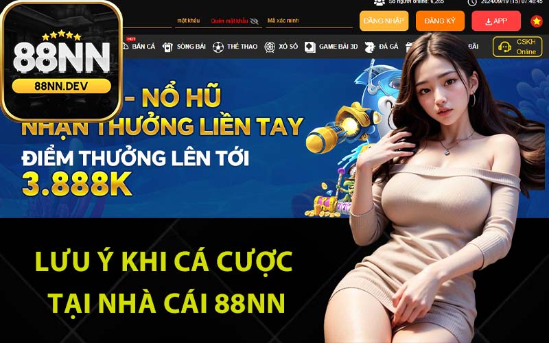 Lưu ý khi cá cược tại nhà cái 88Nn